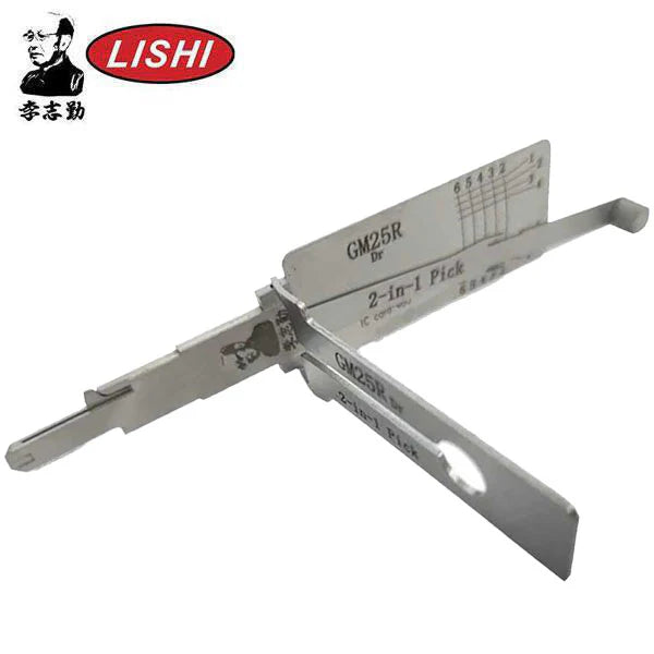 ORIGINAL LISHI - GM25R Kenworth Briggs Stratton / 2-in-1 Pick & Decoder / Single Lifter - AG ORIGINAL LISHI - GM25R Kenworth Briggs Stratton / 2-in-1 Pick & Decoder / Single Lifter - AG